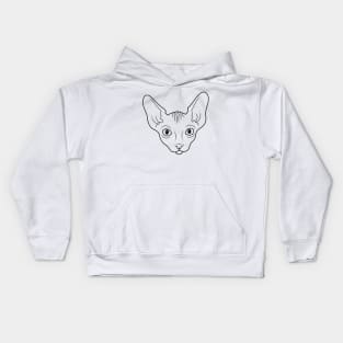 Sphynx cat Kids Hoodie